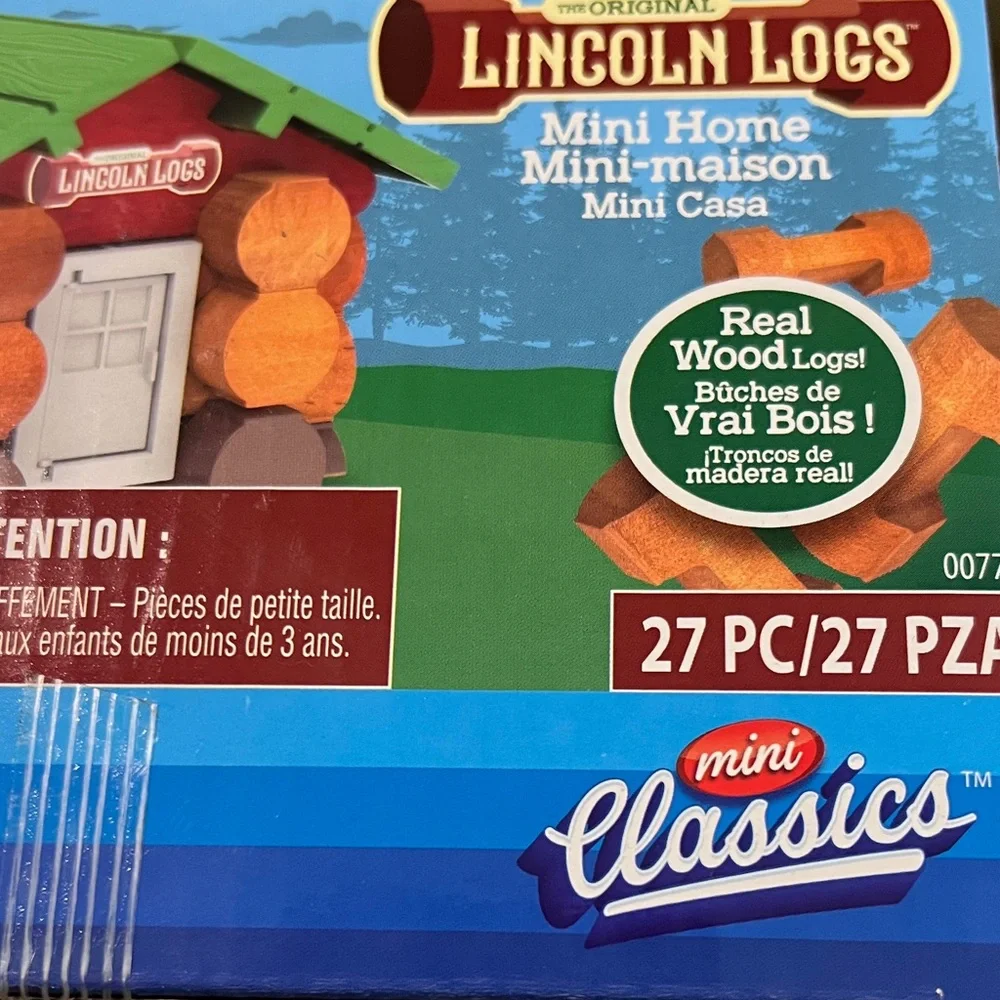 Lincoln Logs Mini Home Building Set - 27 Pieces